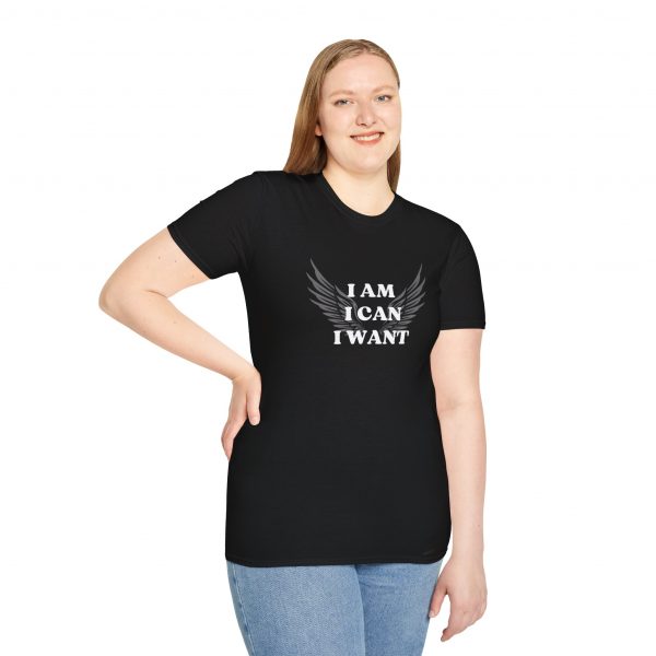T-shirt Cotone "I am I can I want" - immagine 13