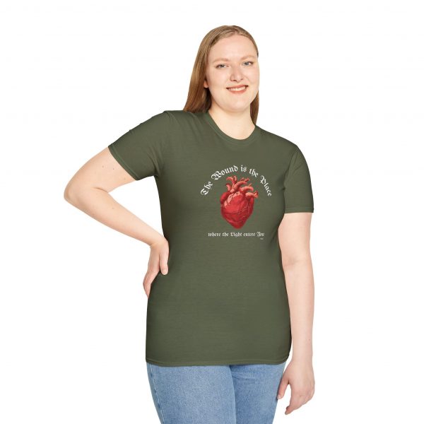 T-shirt Cotone "The wound is the place" Rumi - immagine 21