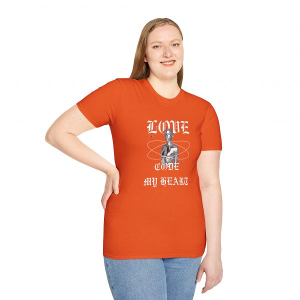 T-Shirt Cotone "Code My Heart " - immagine 13