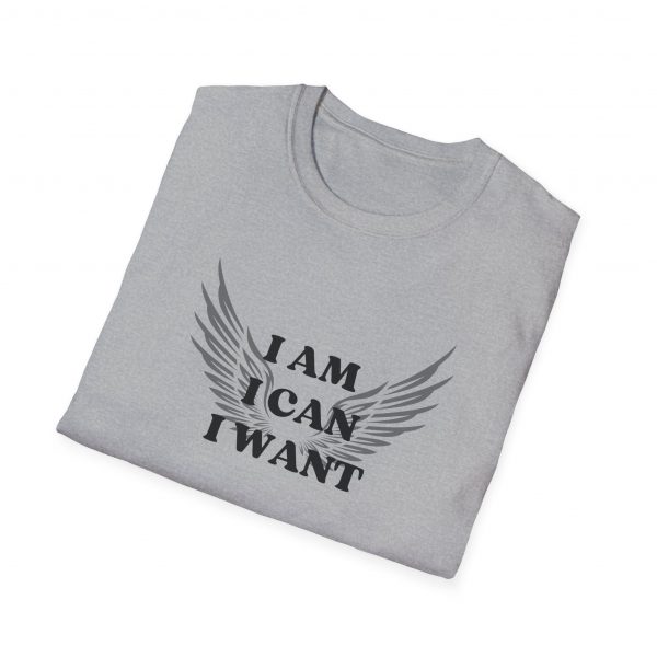 T-shirt Cotone "I am I can I want" - immagine 20