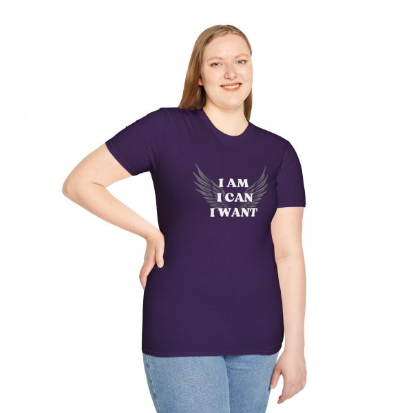 T-shirt Cotone "I am I can I want" - immagine 101