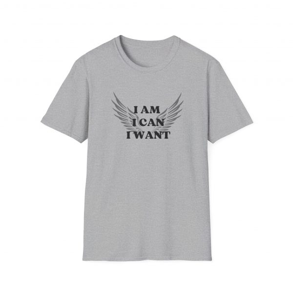 T-shirt Cotone "I am I can I want" - immagine 17