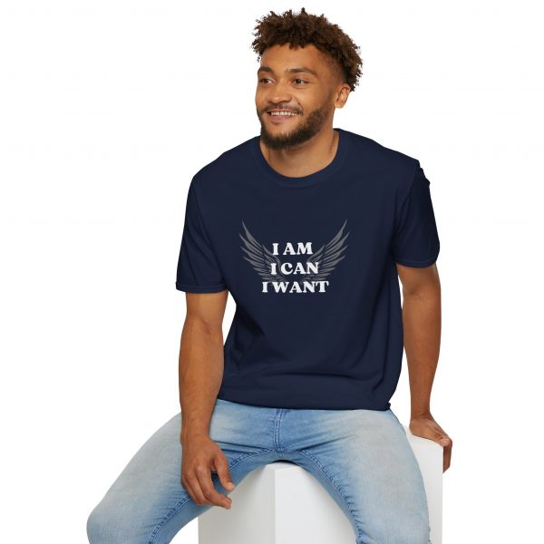 T-shirt Cotone "I am I can I want" - immagine 96