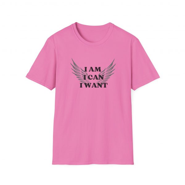 T-shirt Cotone "I am I can I want" - immagine 105
