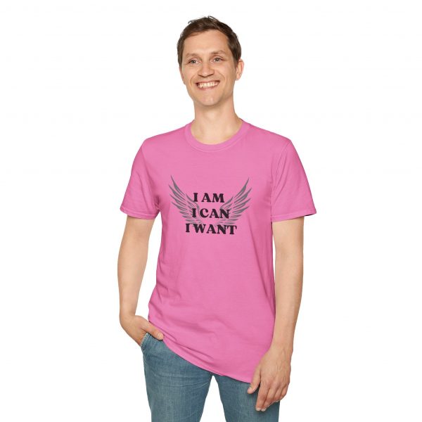 T-shirt Cotone "I am I can I want" - immagine 110