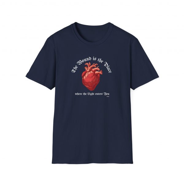 T-shirt Cotone "The wound is the place" Rumi - immagine 33