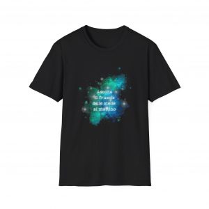 T-Shirt cotone "Ascolta il fruscio" Transurfing