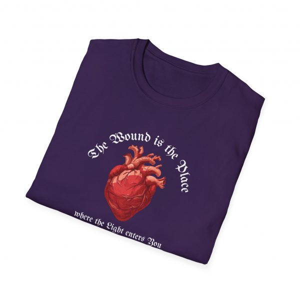 T-shirt Cotone "The wound is the place" Rumi - immagine 44