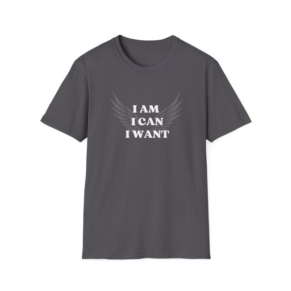 T-shirt Cotone "I am I can I want" - immagine 73