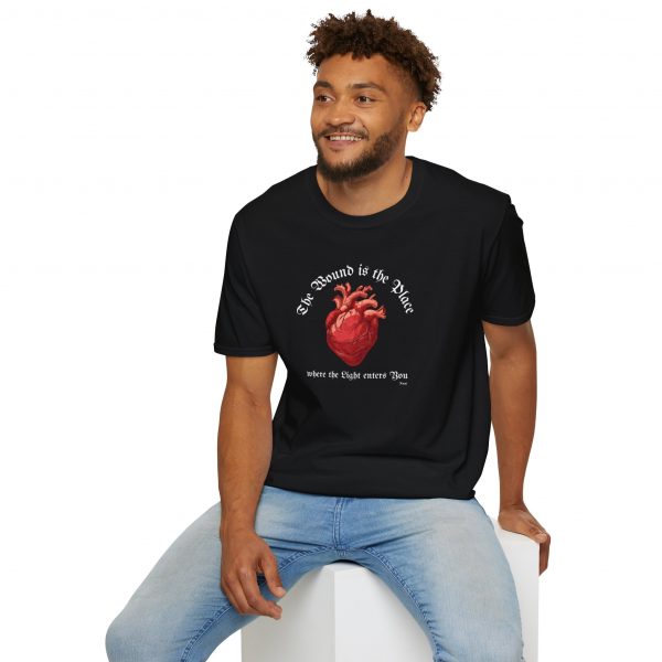 T-shirt Cotone "The wound is the place" Rumi - immagine 8
