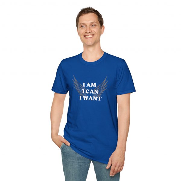 T-shirt Cotone "I am I can I want" - immagine 86