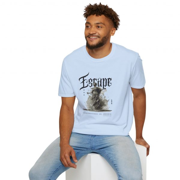 T-shirt cotone "Escape Loading consciousness 99%" - immagine 64