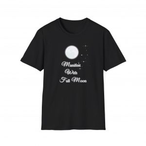 T-shirt Cotone "Manifest with full moon"