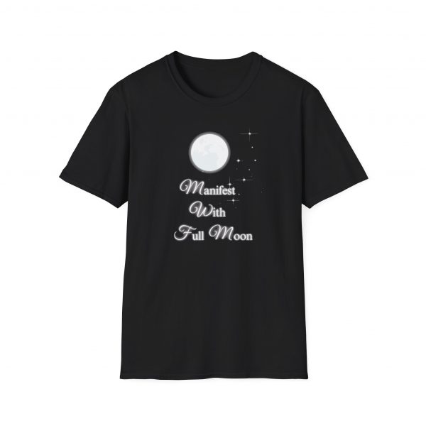 T-shirt Cotone "Manifest with full moon"