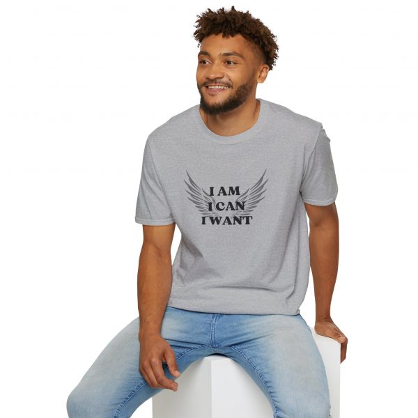 T-shirt Cotone "I am I can I want" - immagine 24