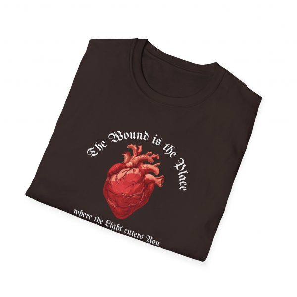 T-shirt Cotone "The wound is the place" Rumi - immagine 12