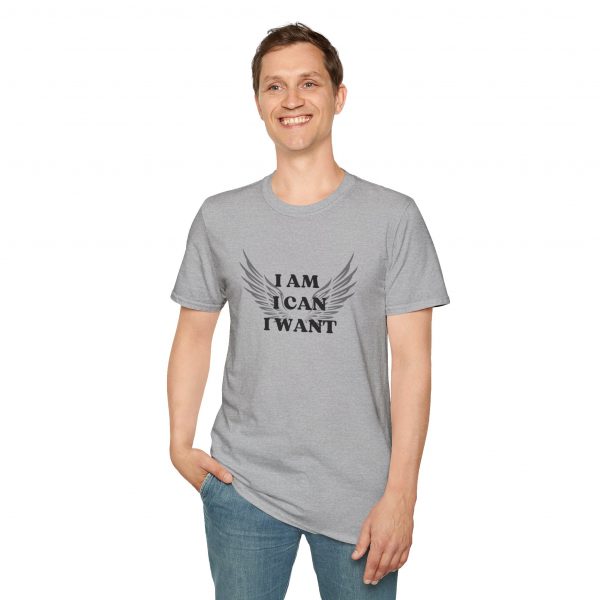 T-shirt Cotone "I am I can I want" - immagine 22