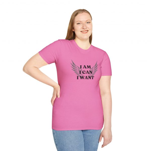 T-shirt Cotone "I am I can I want" - immagine 109