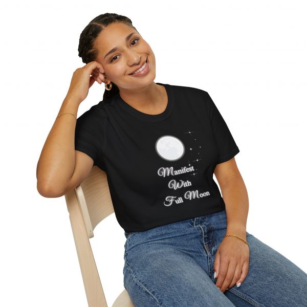 T-shirt Cotone "Manifest with full moon" - immagine 7