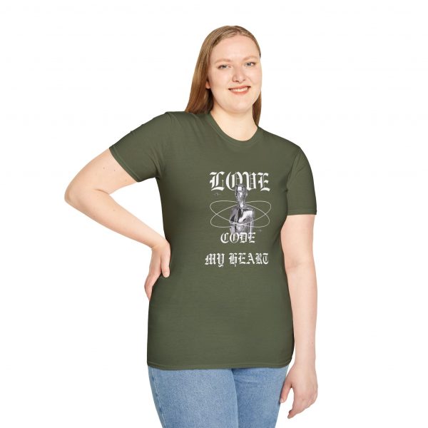 T-Shirt Cotone "Code My Heart " - immagine 29
