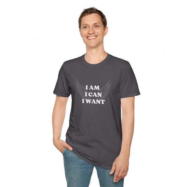 T-shirt Cotone "I am I can I want" - immagine 78