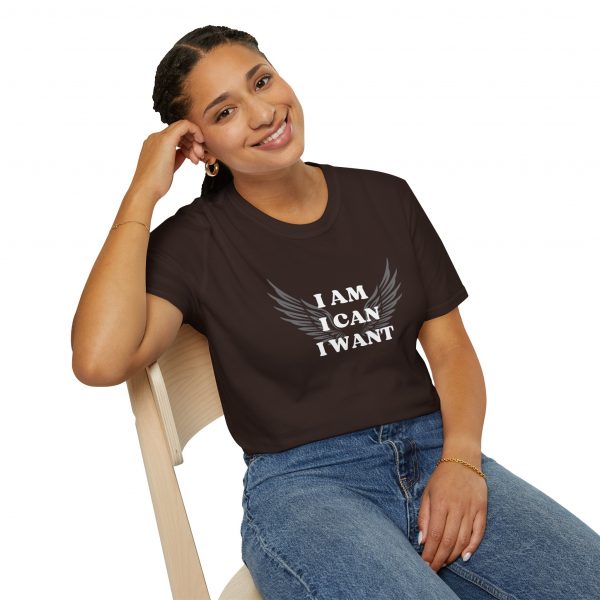 T-shirt Cotone "I am I can I want" - immagine 39
