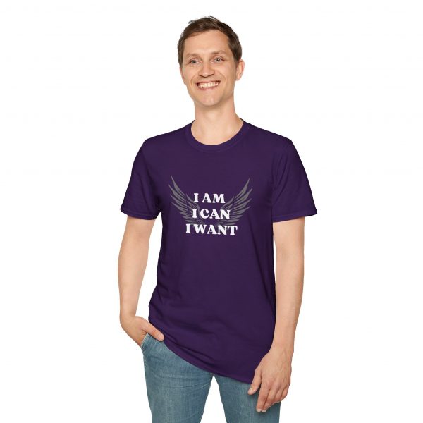 T-shirt Cotone "I am I can I want" - immagine 102