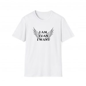 T-shirt Cotone "I am I can I want"