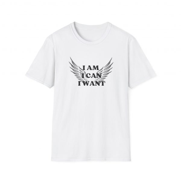 T-shirt Cotone "I am I can I want"