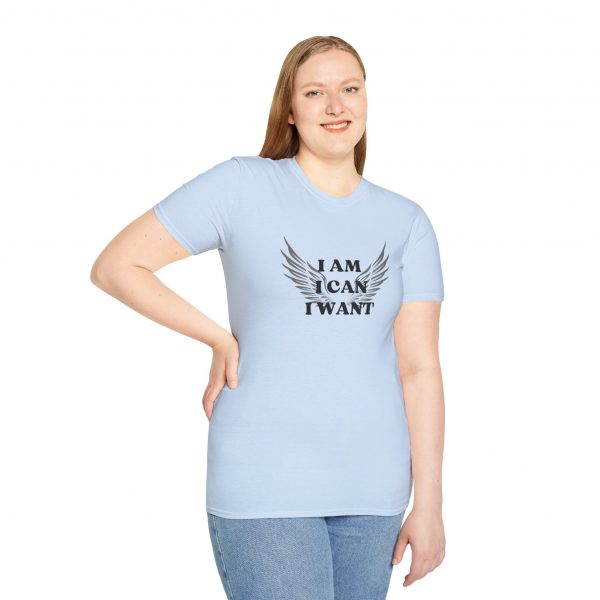 T-shirt Cotone "I am I can I want" - immagine 69