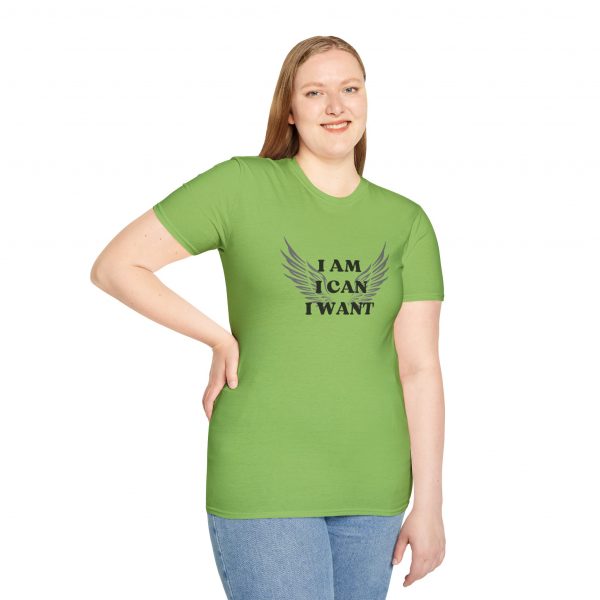 T-shirt Cotone "I am I can I want" - immagine 53