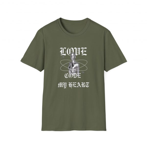 T-Shirt Cotone "Code My Heart " - immagine 25