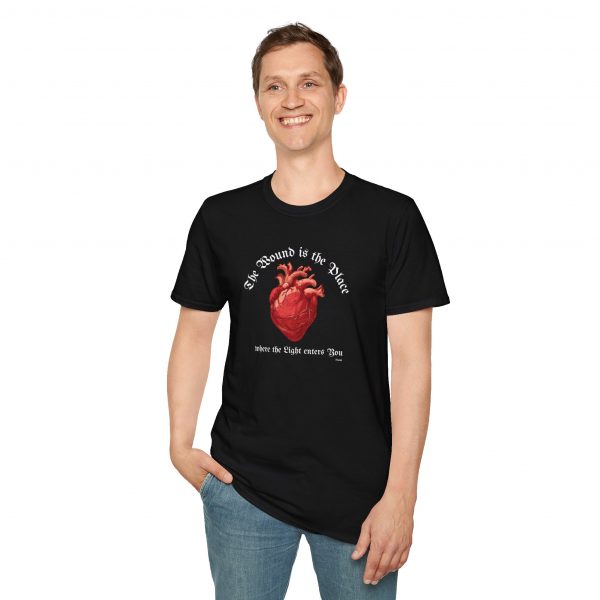 T-shirt Cotone "The wound is the place" Rumi - immagine 6