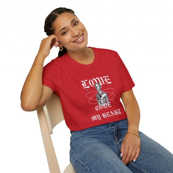 T-Shirt Cotone "Code My Heart " - immagine 95