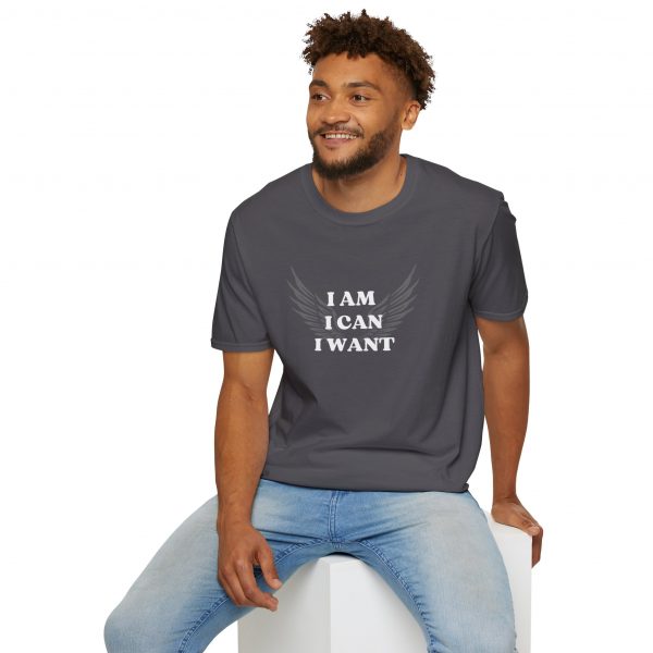 T-shirt Cotone "I am I can I want" - immagine 80
