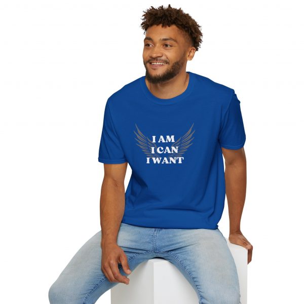 T-shirt Cotone "I am I can I want" - immagine 88