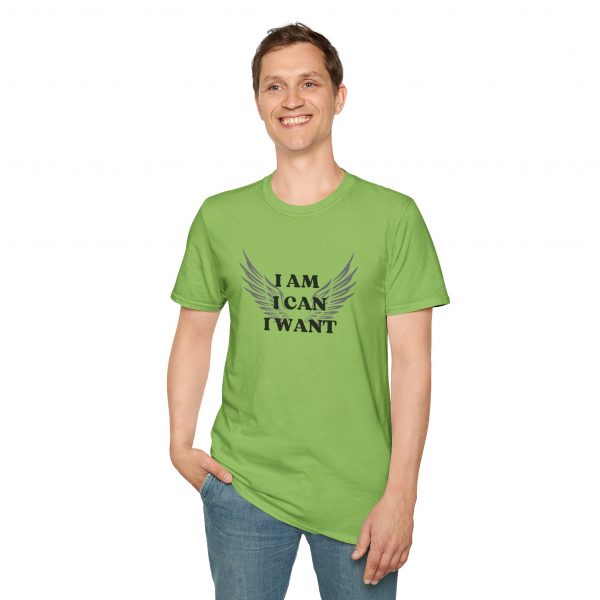 T-shirt Cotone "I am I can I want" - immagine 54