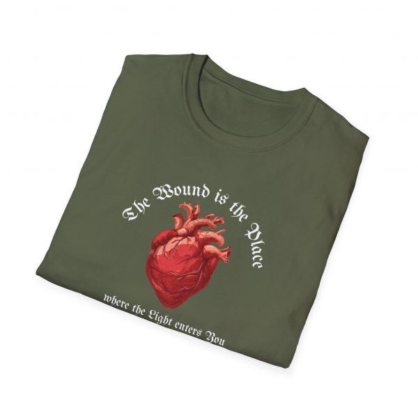 T-shirt Cotone "The wound is the place" Rumi - immagine 20