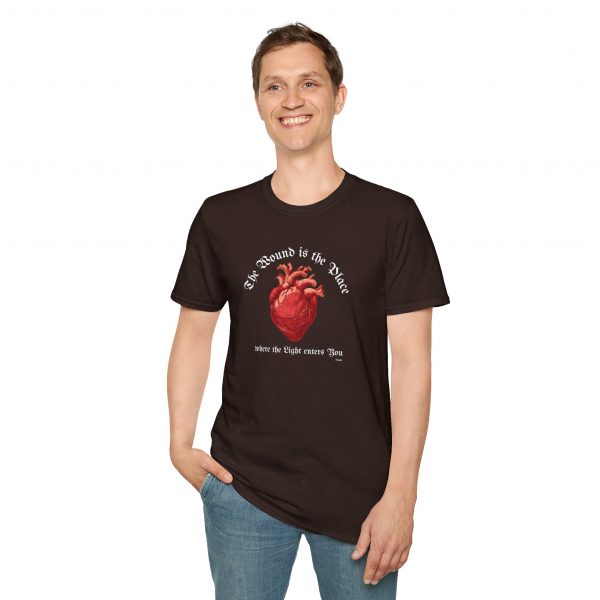 T-shirt Cotone "The wound is the place" Rumi - immagine 14