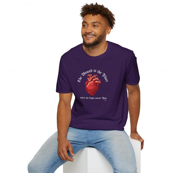 T-shirt Cotone "The wound is the place" Rumi - immagine 48