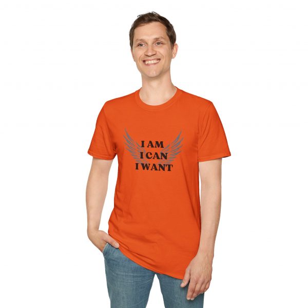 T-shirt Cotone "I am I can I want" - immagine 30