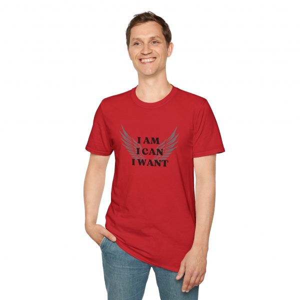 T-shirt Cotone "I am I can I want" - immagine 118