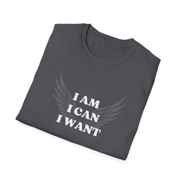 T-shirt Cotone "I am I can I want" - immagine 76