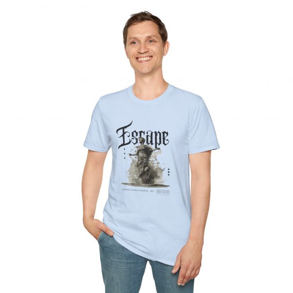 T-shirt cotone "Escape Loading consciousness 99%" - immagine 62