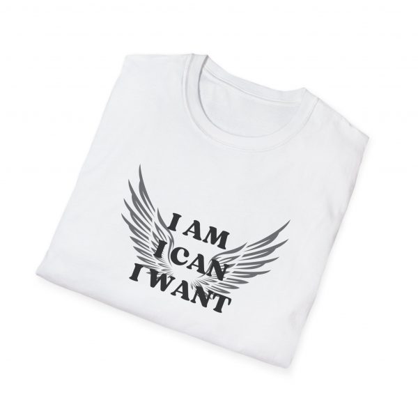 T-shirt Cotone "I am I can I want" - immagine 4