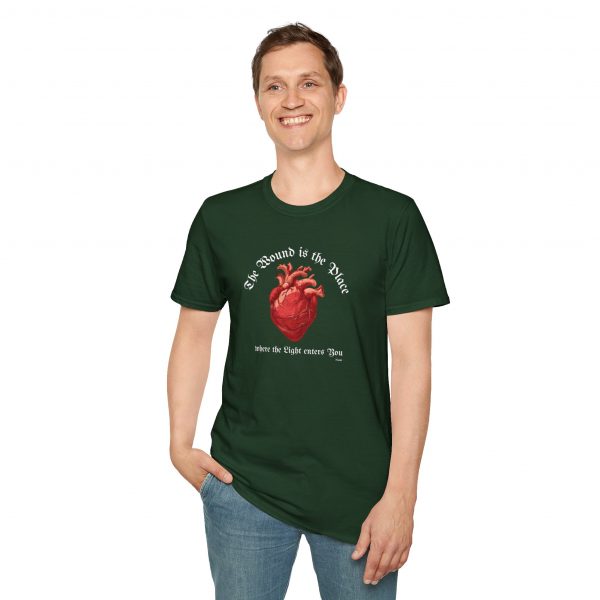 T-shirt Cotone "The wound is the place" Rumi - immagine 30