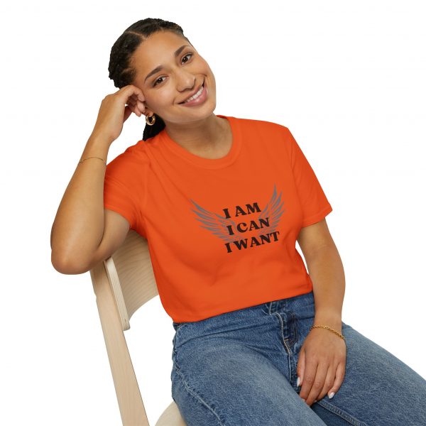 T-shirt Cotone "I am I can I want" - immagine 31