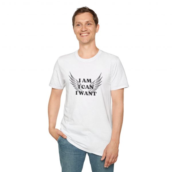 T-shirt Cotone "I am I can I want" - immagine 6