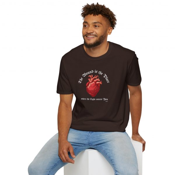 T-shirt Cotone "The wound is the place" Rumi - immagine 16