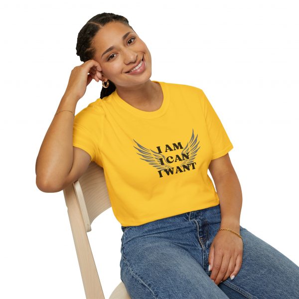 T-shirt Cotone "I am I can I want" - immagine 47